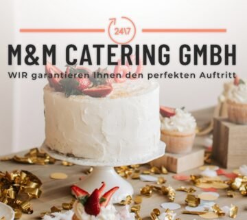 Catering für Geburtstage mit elegantem Buffet und Gästen bei einer Feier