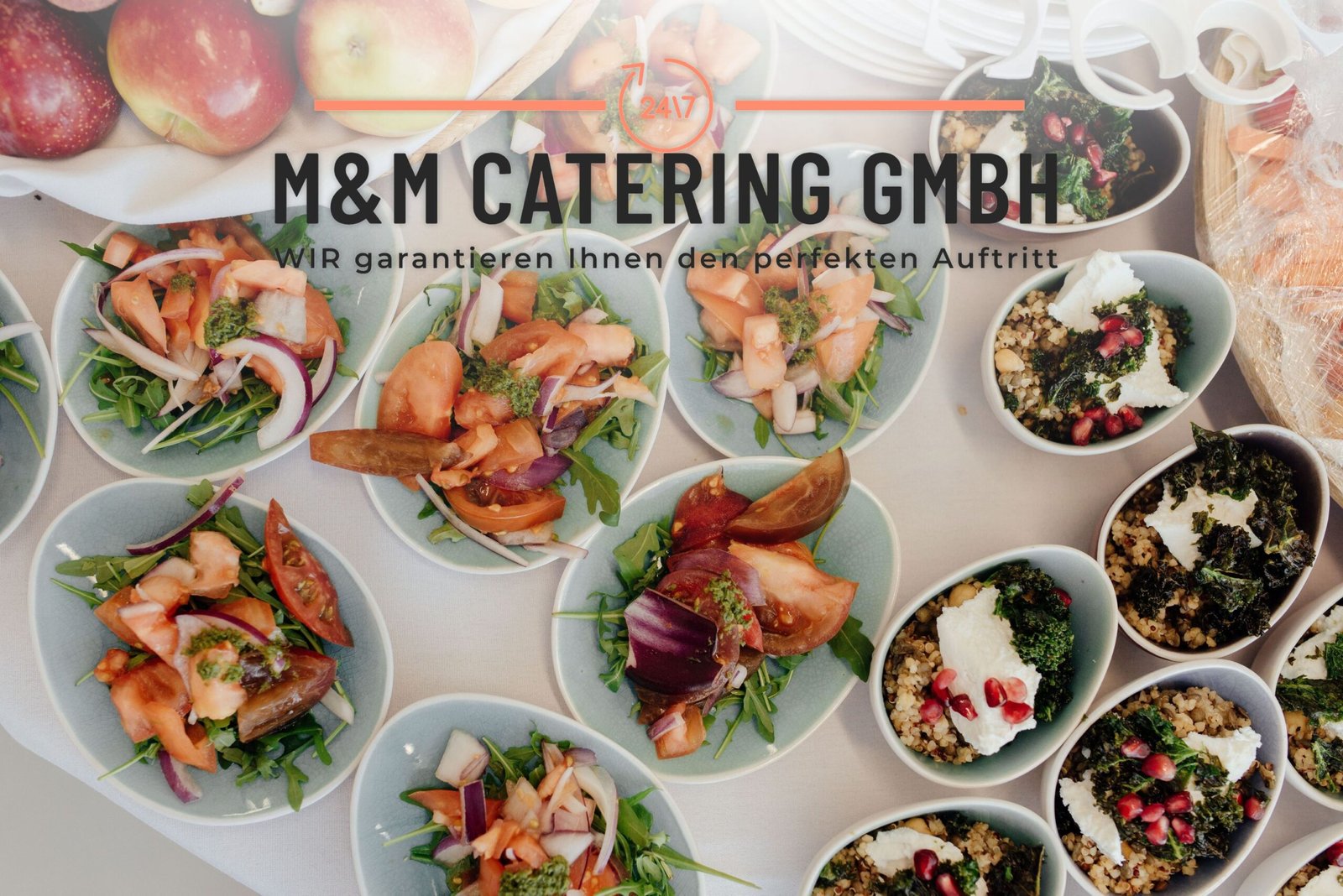 Business Lunch Catering in Wien mit hochwertigen Speisen für Kunden und Mitarbeiter