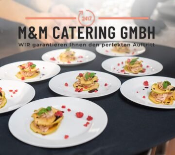 Modernes Firmen Catering mit Buffet, Fingerfood und Business Lunch für Meeting oder Sommerfest